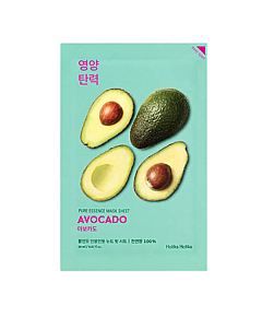 Holika Holika Pure Essence Mask Sheet Avocado - Тканевая маска с авокадо